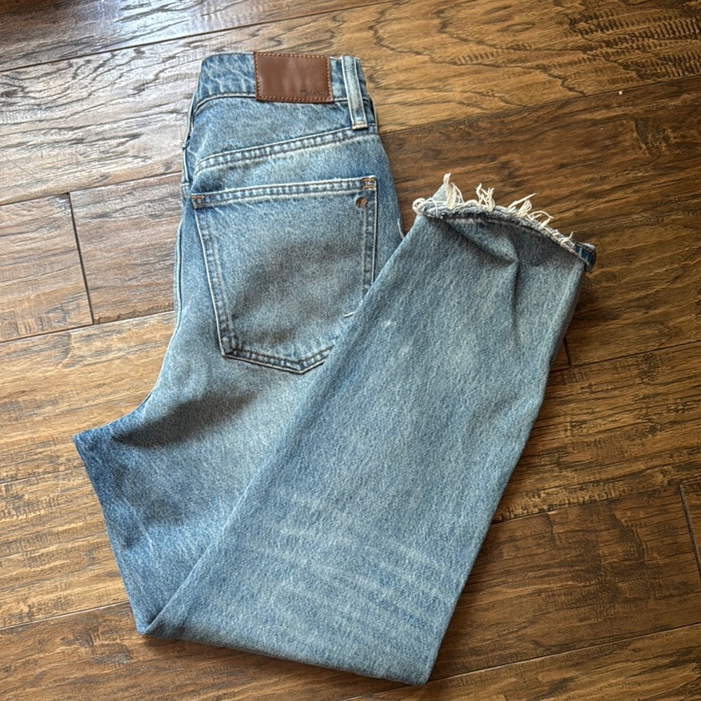Madewell Blue Straight Jeans Vintage Look